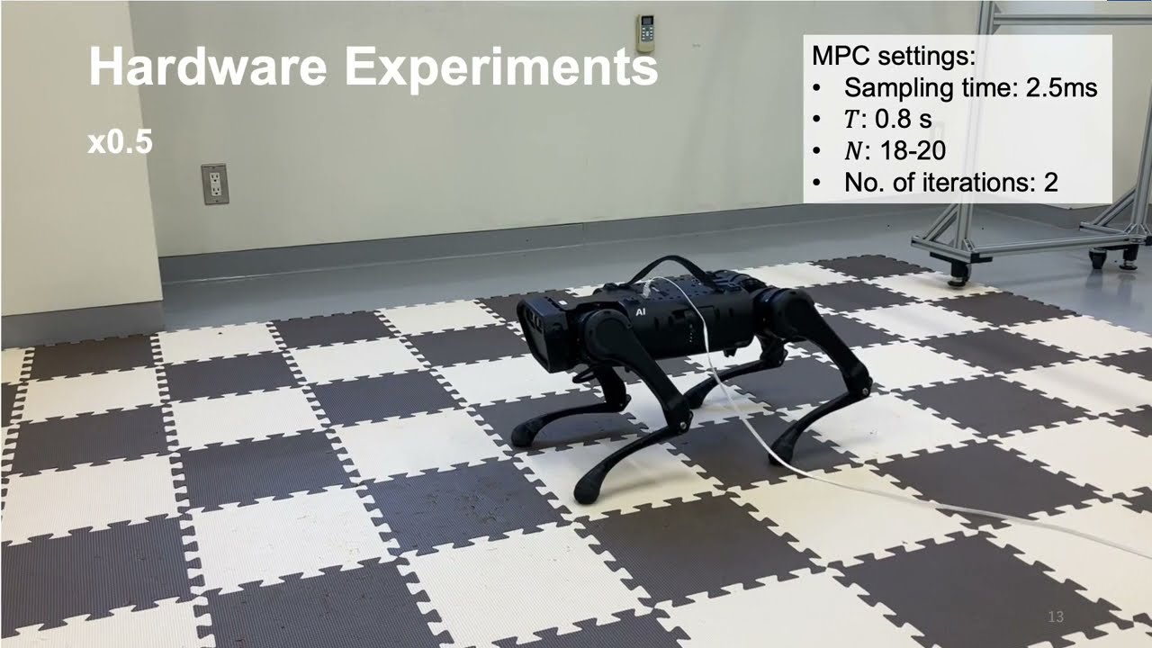 Whole-body model predictive control with rigid contacts via online switching time optimization