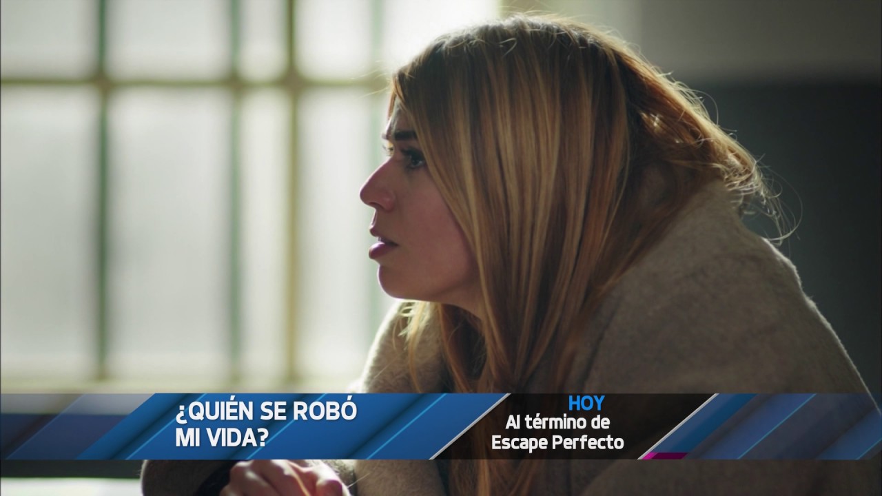 Emocionante capítulo de ¿Quién se robó mi vida? al término de Escape Perfecto, por Canal 10.