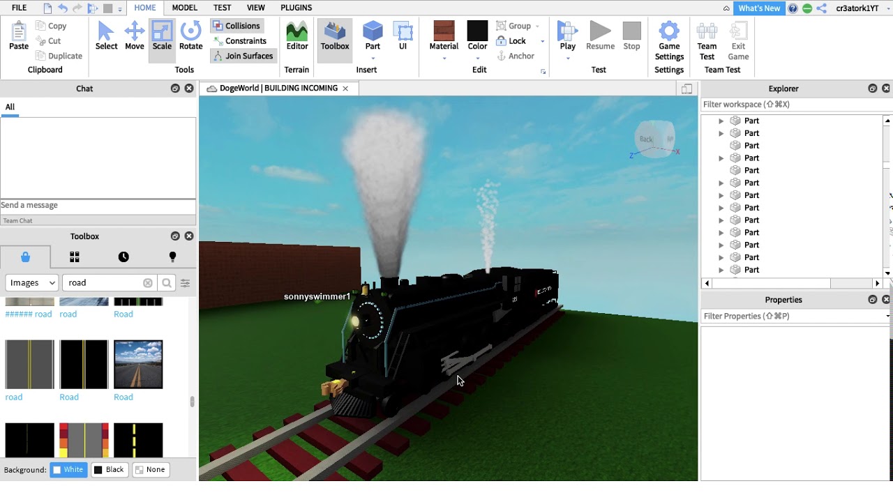 Building my roblox game... (ep 2) - YouTube