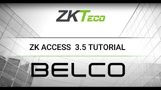 ZKAccess 3.5 Tutorial (in English)