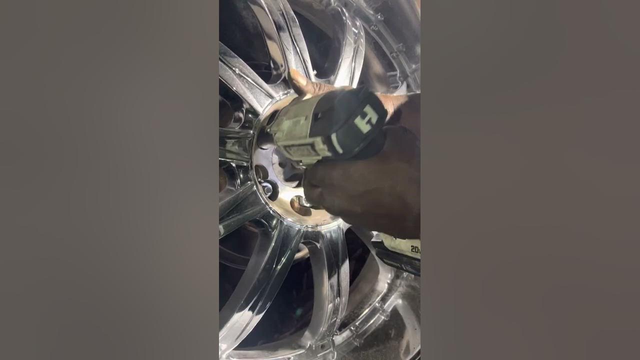 Backwards Lug nut removal (easy) with out lug nut removal kit - YouTube