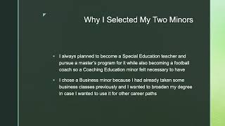 My Academic Focus Plan