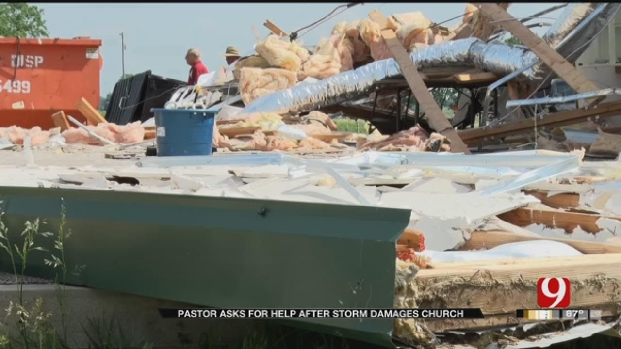 Storm Wipes Out Uninsured Lexington Church - YouTube