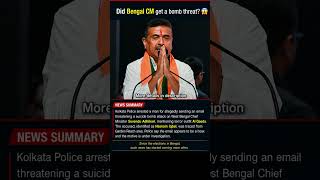 Bengal CM bomb threat case shocks Kolkata 😳 #News #Shorts #Bengal #India #Viral