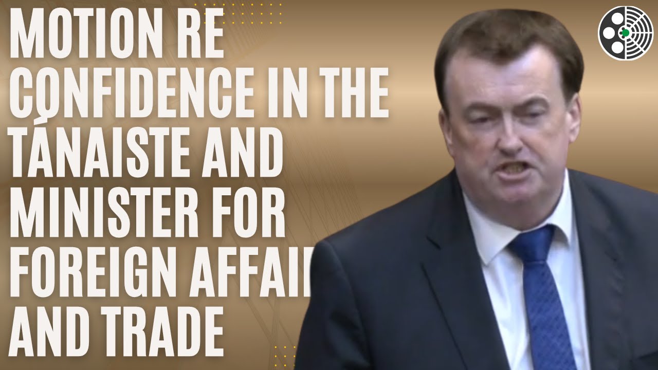 Minister Colm Brophy- speech from 15 Oct 2025 - YouTube