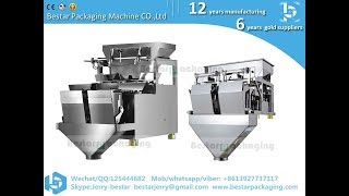 8L two heads Linear scale full automatic Particulate weighing equipment for rice beans and all granu Wealth