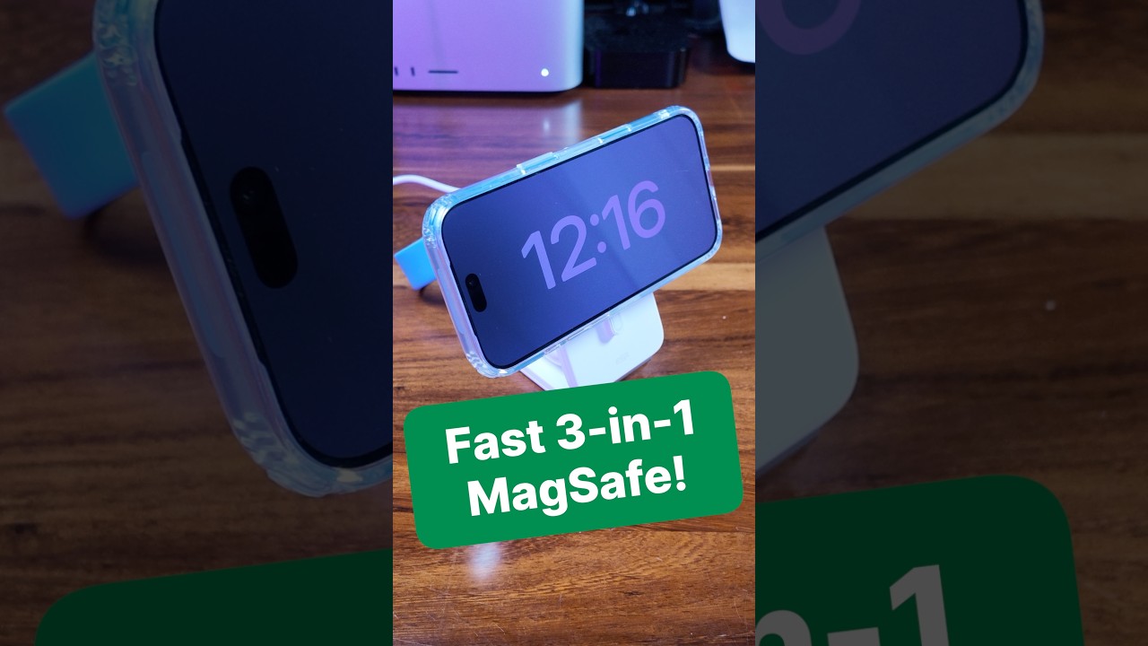 Fast, Compact 3-in-1 MagSafe Charger! #esrmagsafe