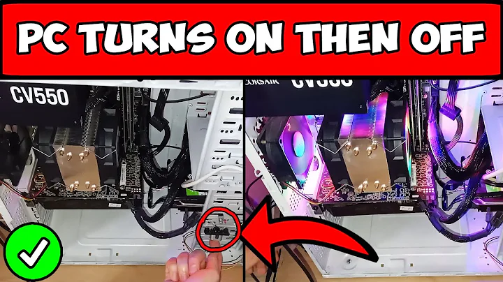 How to Fix a PC That Turns On and Off in a Second