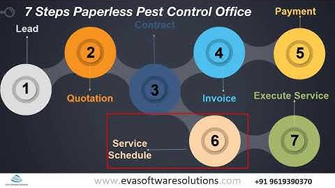 7 Steps Pest Control Paperless Office