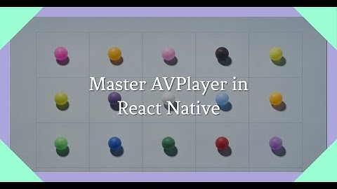 How to embed AVPlayer in react native