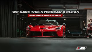 We Gave This Hypercar A Clean. The Laferrari Aperta Spotless