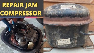 Repair Fridge compressor Jammed | Godrej Fridge Jammed compressor Repair What's inside a compressor?