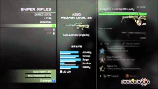 COD XP - Modern Warfare 3 - Sniper Rifles - Create a Class