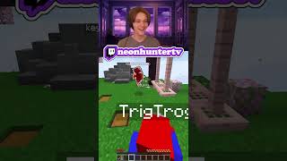 Silly Minecraft Arrow Toss 😂💀with @trigtrog @maddyrain @keylockerbamboo #shorts #minecraft
