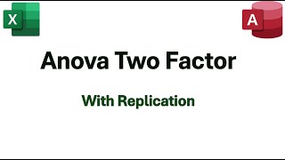 Anova Two Factor with Replication in MS Excel | Statistical Analysis