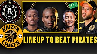 Kaizer Chiefs vs Orlando Pirates Lineup Prediction |Soweto Derby