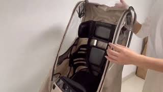 convida 自転車チャイルドシートレインカバー - YouTube