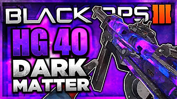 "UNLOCKING DARK MATTER ON HG40!!"-GOLD HG40 | Black Ops 3 Gameplay (Multiplayer)