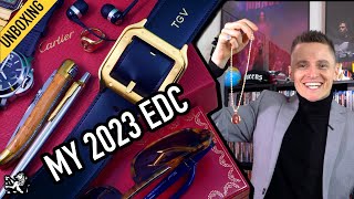 My 2023 EDC: Favorite Watches, Best Custom Jewelry, Knives, Cartier Santos Belt, Wallets &amp; More