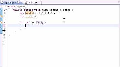 Java Programming Tutorial 31 of 87 (Enhanced for Loop - YouTube)