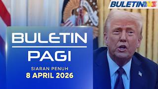 Trump Tangguh Serangan Ke Atas Iran Selama 2 Minggu | Buletin Pagi, 8 April 2026