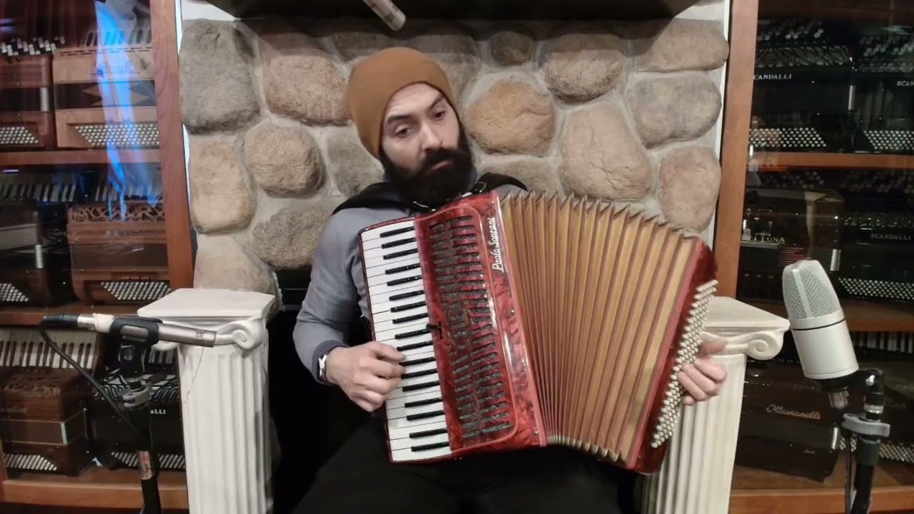 7757 - Red Paolo Soprani Piano Accordion LM 41 120