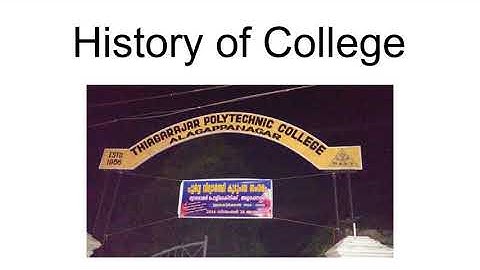 Thiagarajar Polytechnic College, Alagappanagar
