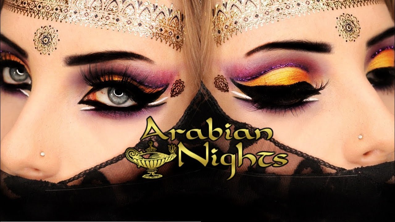 Arabian Nights Goth Makeup - YouTube