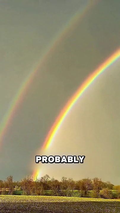 Why are double rainbows so dangerous 😮