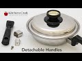 Kitchen craft cookware  how to use the new detachable handles