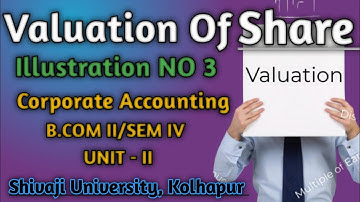 Valuation of shares- yield value method|b.com part 2 sem 4 corporate Accounting @eduaccountancy