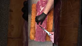 Satisfying Steak Fat  Removal.  49 #steak #butcher #satisfying #usa #omaha#ribeye