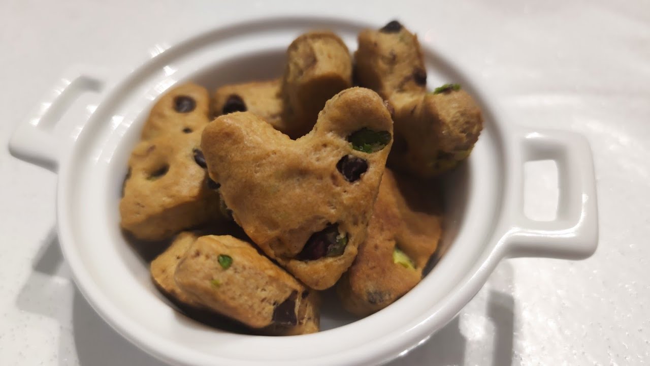 Biscotti al Pistacchio e Gocce di Cioccolato videofood23 biscuits 