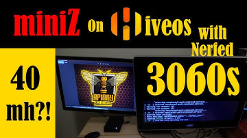 40mh on Nerfed 3060s!?  | MiniZ Miner and Hiveos Troubleshooting