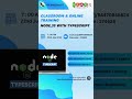 Nodejs with Typescript Development Training - 22nd July 2024| MeanJS Training Institute