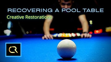 How to Recover a Pool Table (START TO FINISH!)