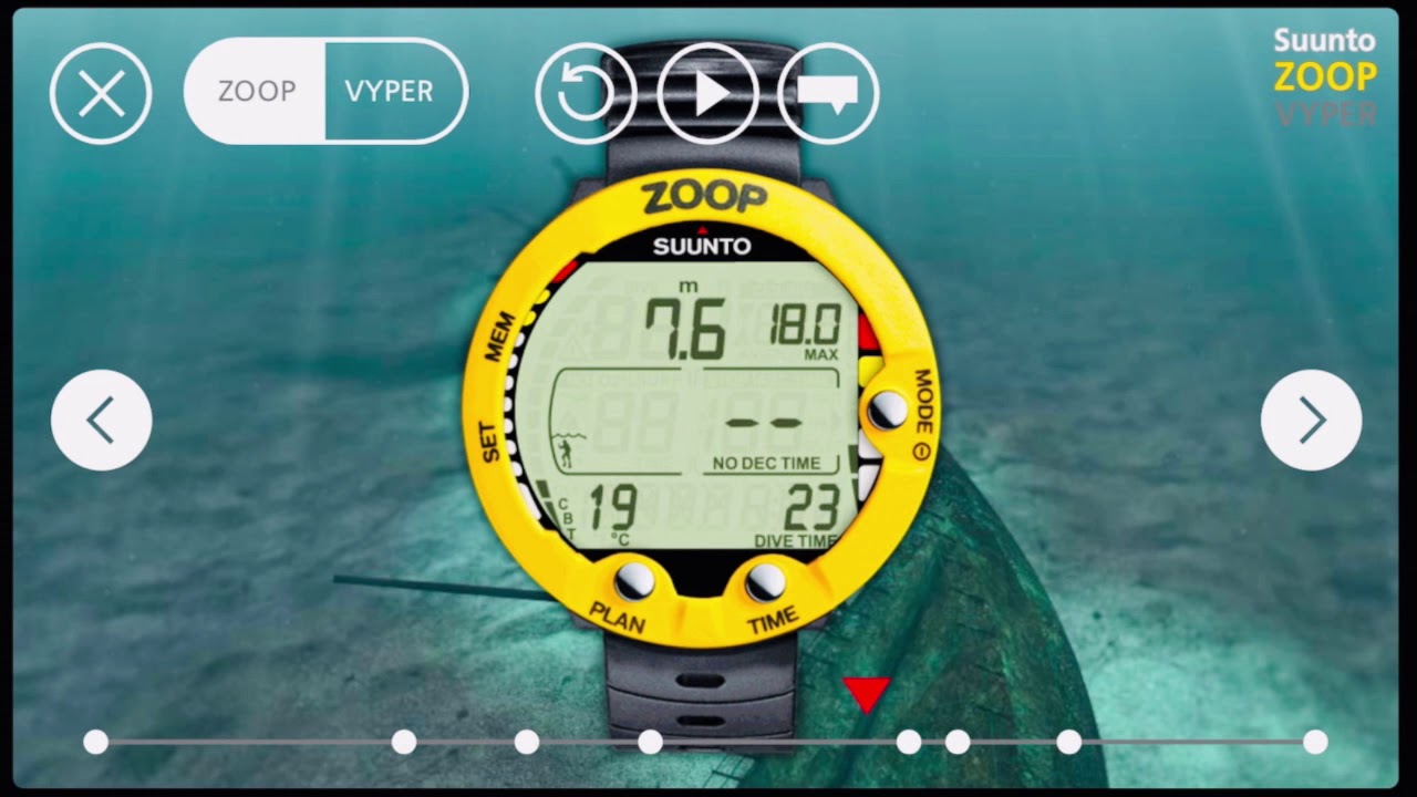 Suunto Zoop Novo Vyper Novo How To View Logbook, 44