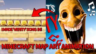 I Made a Verity Minecraft Music Video Using Map Art screenshot 2