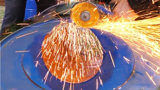 How to make a DIY turbo-charged garden incinerator fire pit brazier