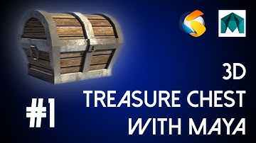 3D Treasure Chest - Maya Tutorial !!