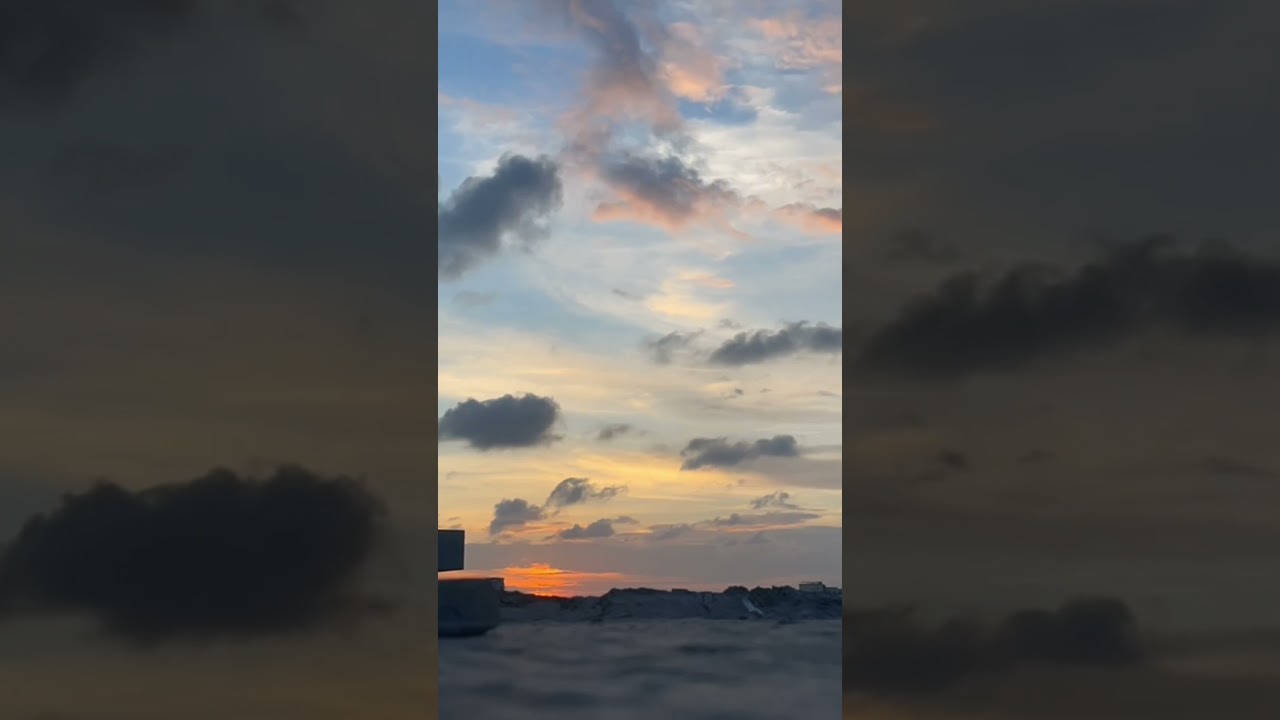 🌅 Sunset Cloud Timelapse in 4K | Relaxing Evening Sky Video 