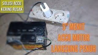 GANTI AKI MOTOR VARIO | CARA MENGISI DAN MEMASANG AKI KERING BARU | ACCU MF | YUASA YTZ4V