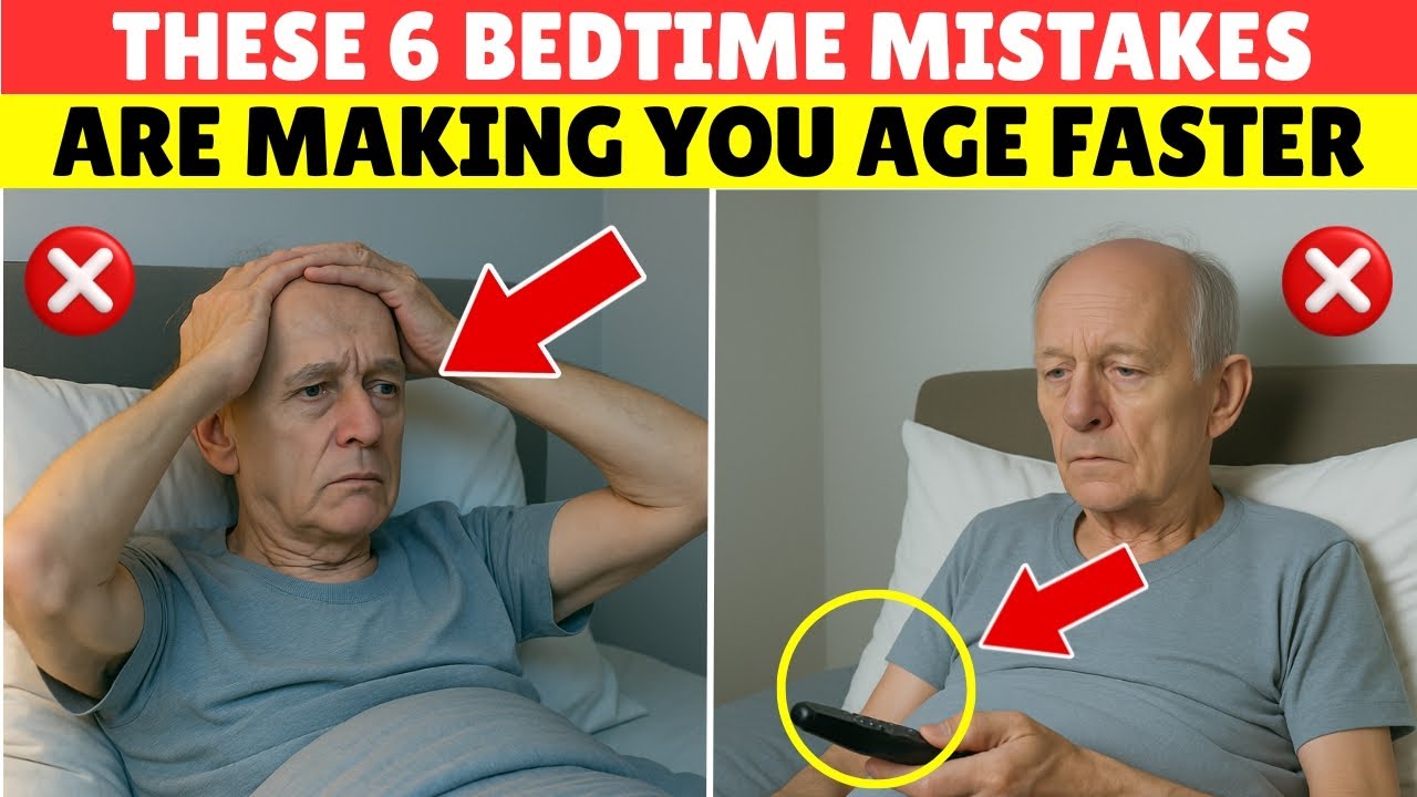Doctors Warn These 6 Bedtime Mistakes Are Making Seniors Age Faster