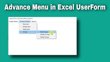Advance menu in excel userform (VBA)