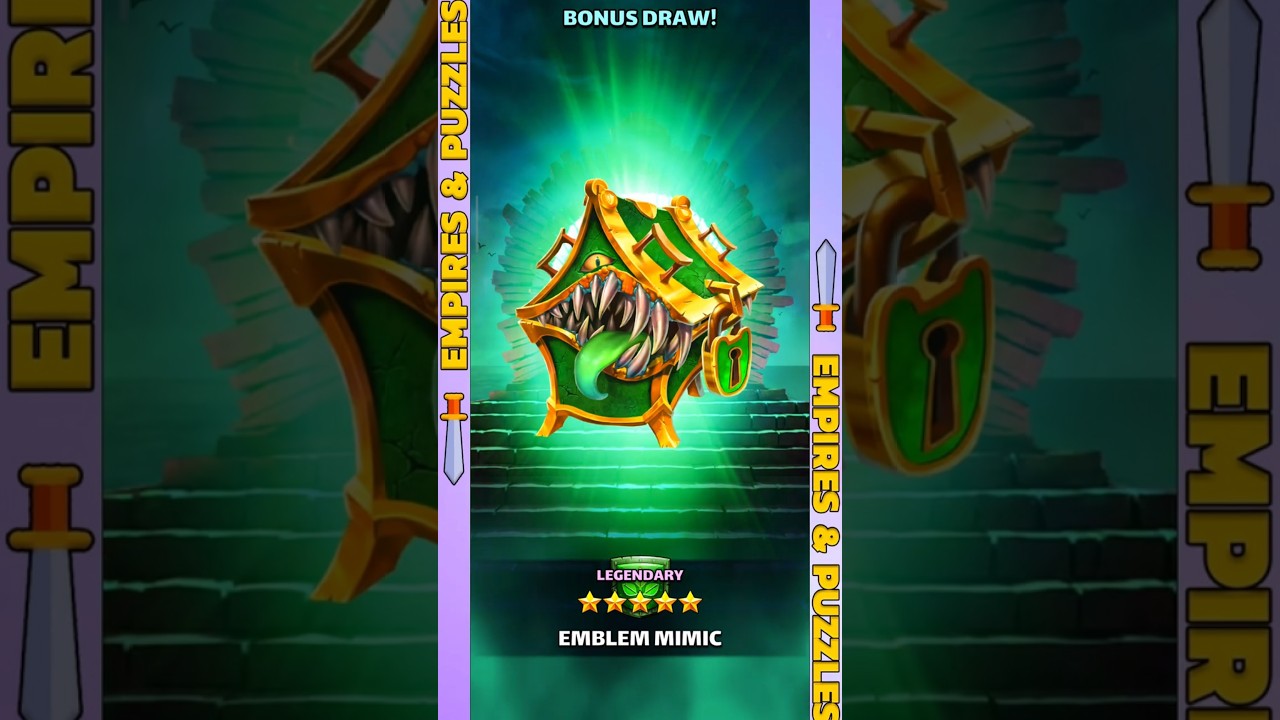 1.5% Odds?! Got Nature Emblem Mimic from Shadow Summon with FREE Pulls! another INSANE Luck! 🔥