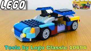 Lego Classic 10696 assembling to Tesla #155