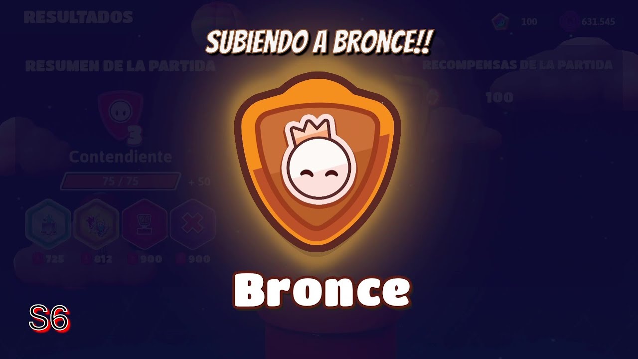 Subiendo a Bronce del competitivo 6 | Fall Guys