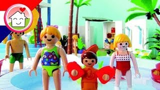 Playmobil filmpje Nederlands In het Aquapark  - Familie Huizer