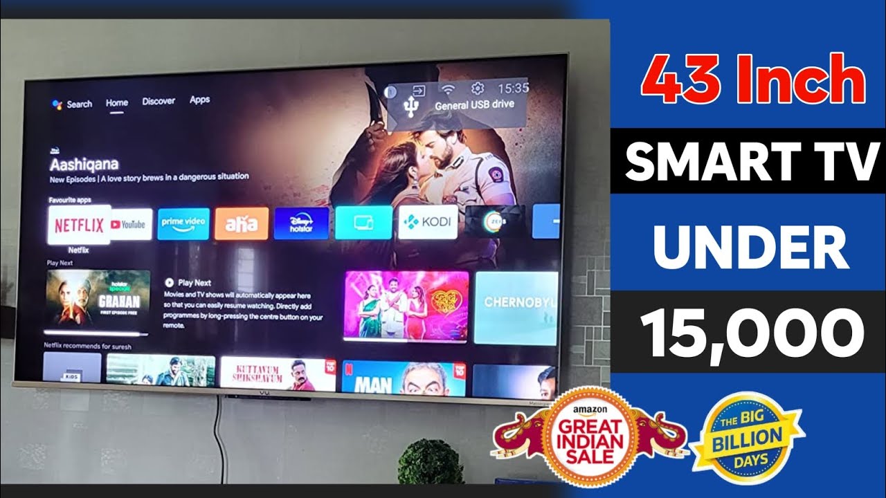 43 Inch Android Smart TV Under 15000 ll Best Smart TV 43 Inch Under