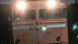 【4K高画質】1/8 回9110レ カシオペア紀行返却 EF81-81+E26系